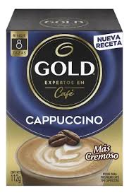 CAFE GOLD CAPPUCCINO 112G 8SOBRES - Abarrotes