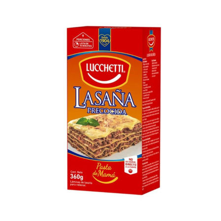 LASAÑA PRECOSIDA 360GR - Abarrotes