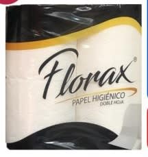 PAPEL HIG. FLORAX 4 ROLLOS - Aseo