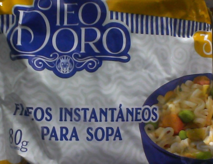 sopa instantanea pollo teodoro - Abarrotes