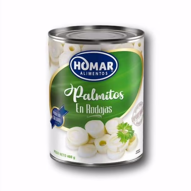 PALMITOS EN RODAJAS 400 GR - ENLATADOS