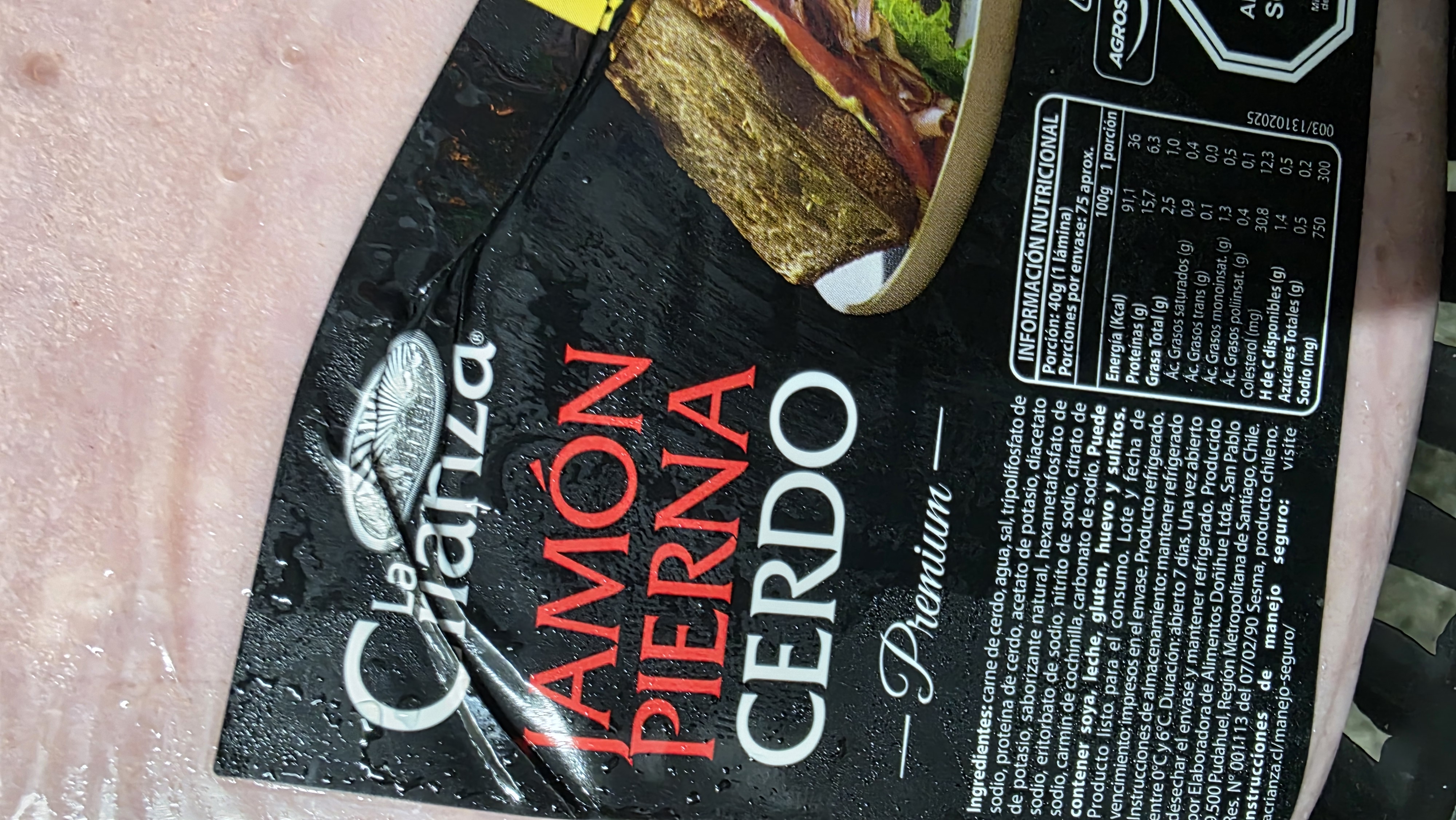 Jamon pierna cerdo - EMBUTIDOS