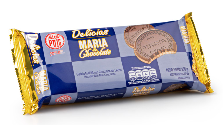 DELICIAS MARIA CHOCOLATE 136GR - CONFITES