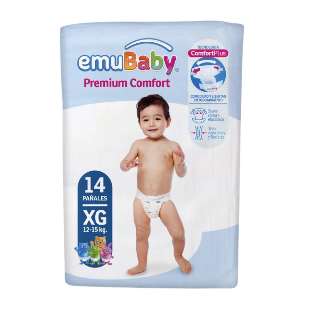 PAÑAL EMUBABY XG 14U - ASEO PERSONAL