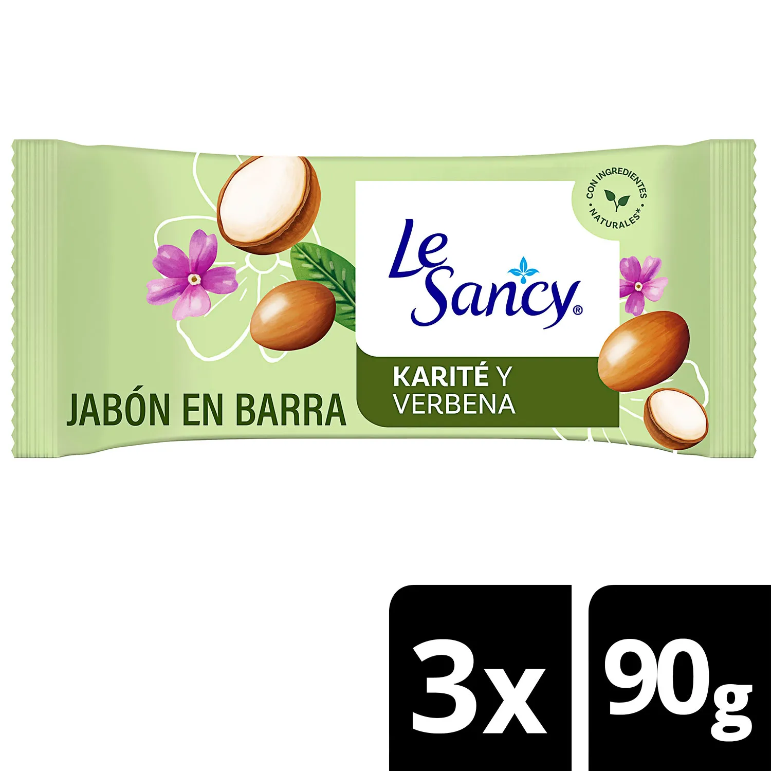 LE SANCY 3U X 90GR KARITE Y VERBENA - ASEO PERSONAL